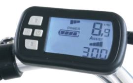 Vitenso LCD Display D011 2011 zum Umbaukit f&uuml;r Freilaufmotor, 5 Kabel zum Steuerger&auml;t